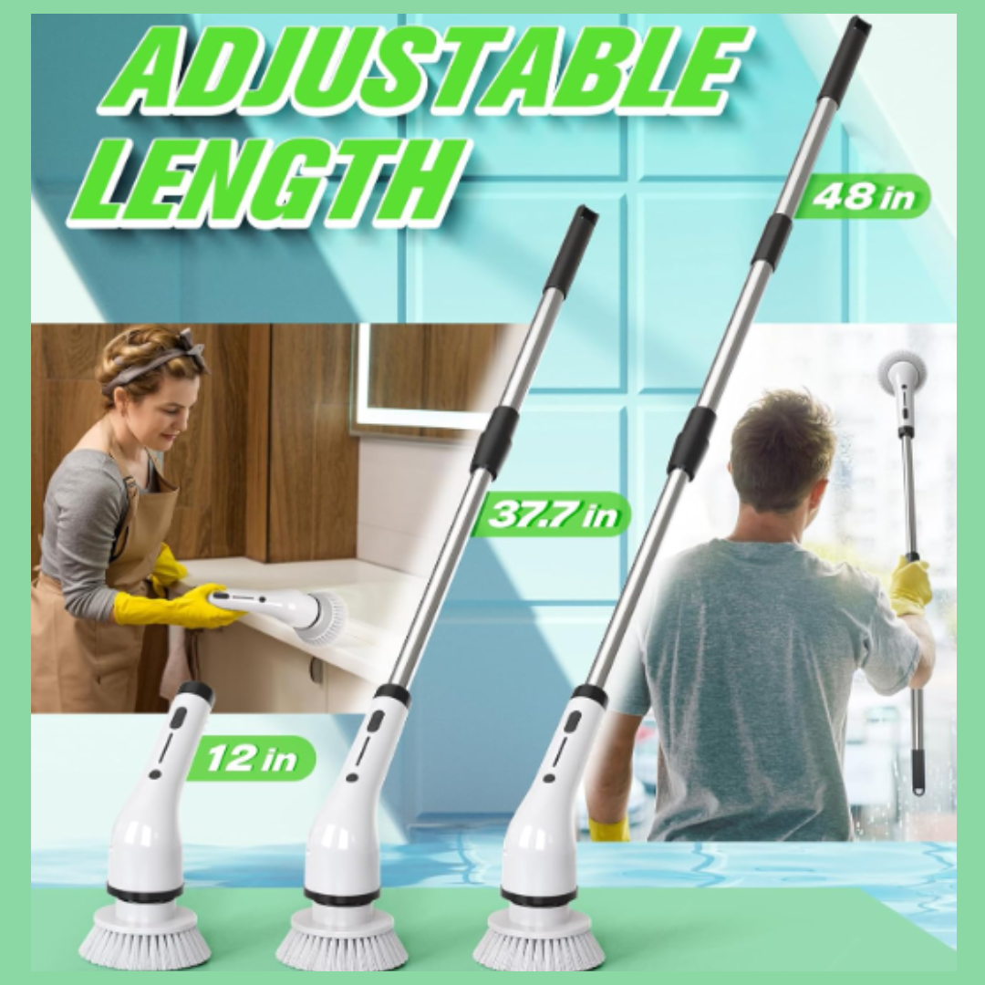 Cepillo Limpieza Eléctrico 9 en 1 – Brillo total sin esfuerzo