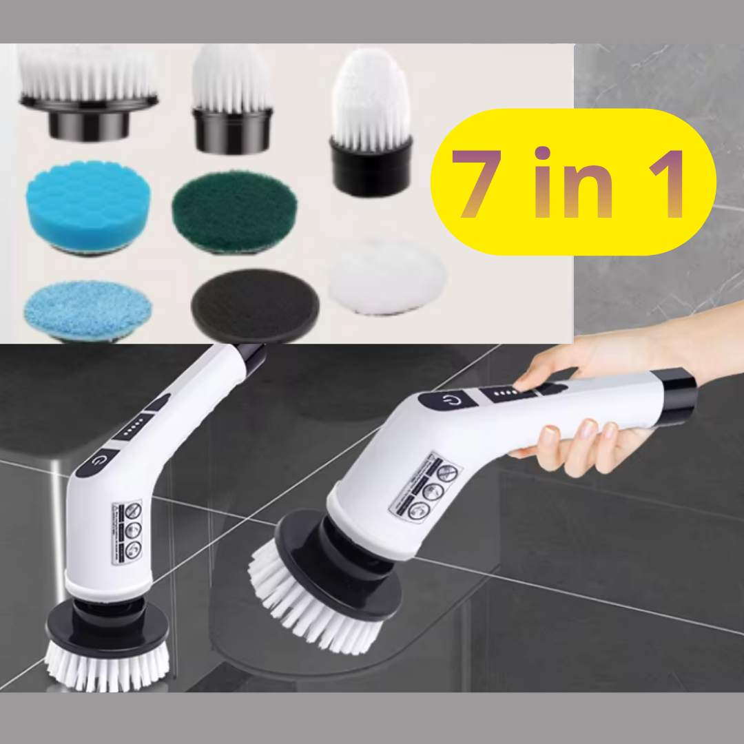 Cepillo Limpieza Eléctrico 9 en 1 – Brillo total sin esfuerzo